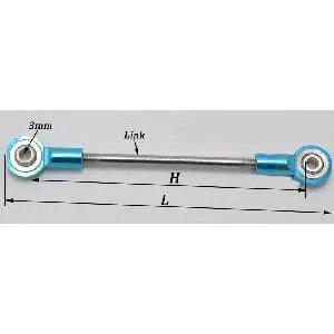 M3 49mm (1.92" Inch) Long Miniature Rod End Linkage - VXB Ball Bearings
