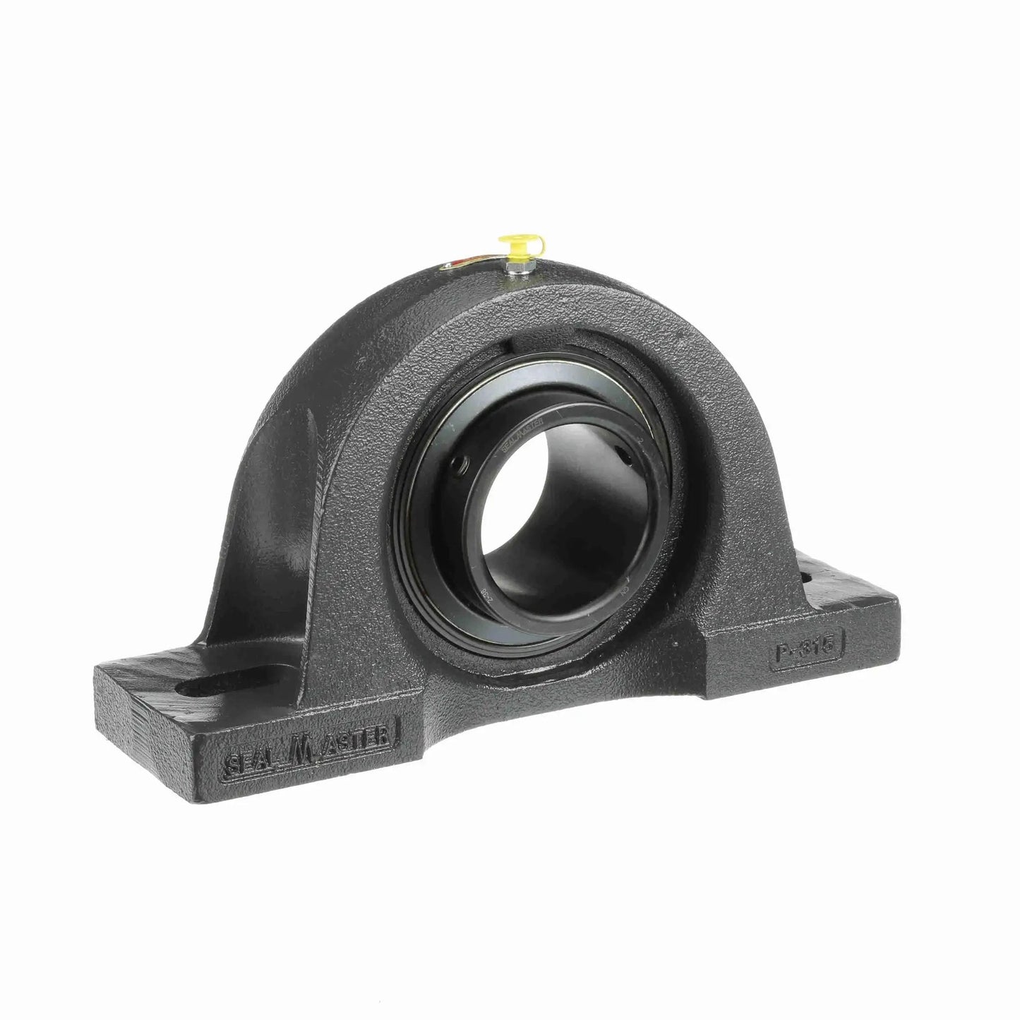 Mounted Pillow Block Bearing MP56 Two Bolt Cast Iron Housing with Setscrew Lock for Reliable Medium Duty Machinery Sealmaster Quality