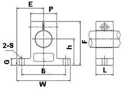NB Linear Systems WH6A 3/8" Shaft Support Supporter