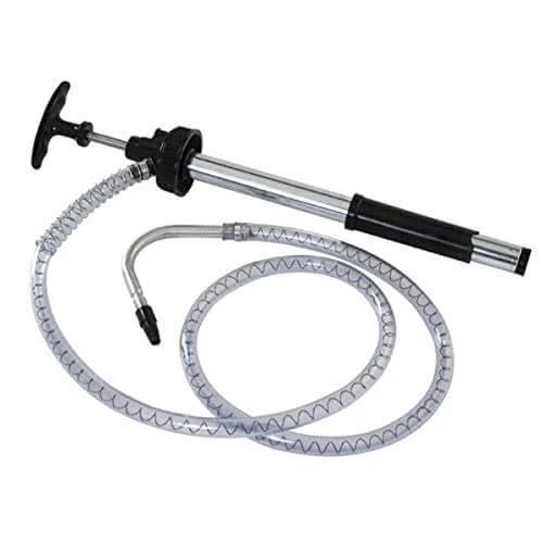 Oil Safe Standard Pump - General Purpose with quick connect, anti-drip nozzle, and 5 ft hose, suitable for ISO 460 fluids.