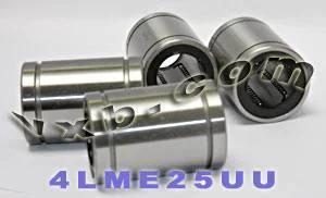 4-Pack LME25UU 25mm Ball Bushing 25x40x58mm Linear Motion Bearings