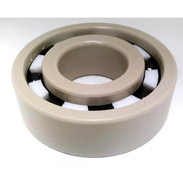 6004 PEEK Ball Bearing - Si₃N₄ Ceramic Balls - PTFE Cage - 20x42x12mm