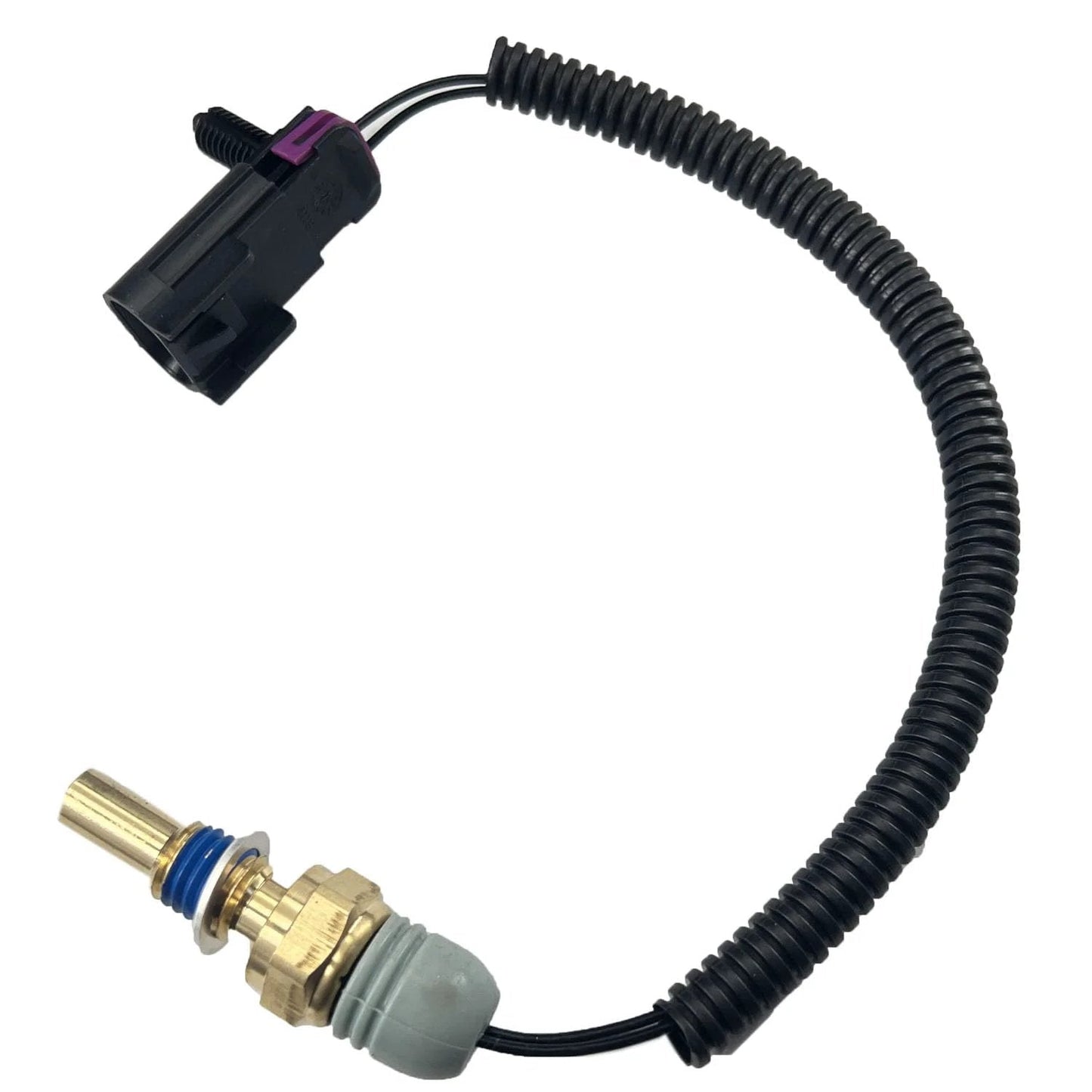 Radiator Coolant Temperature Sensor Pigtail Replacement for 2002 to 2005 GM Trailblazer, Envoy, and SUVs, featuring durable ABS construction.
