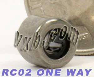 RC02 One-Way Needle Bearing/Clutch 1/8" x 9/32x0.236 inch Bearing
