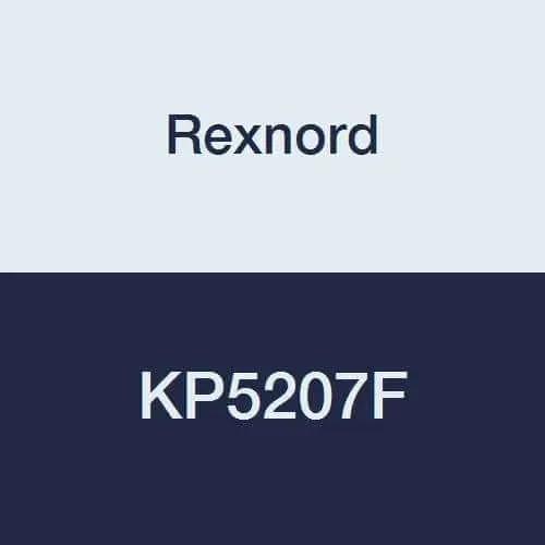 Image of Rexnord KP5207F text label, related to the Four Bolt Spherical Roller Bearing Pillow Block With Cast Iron Housing And Light Seals