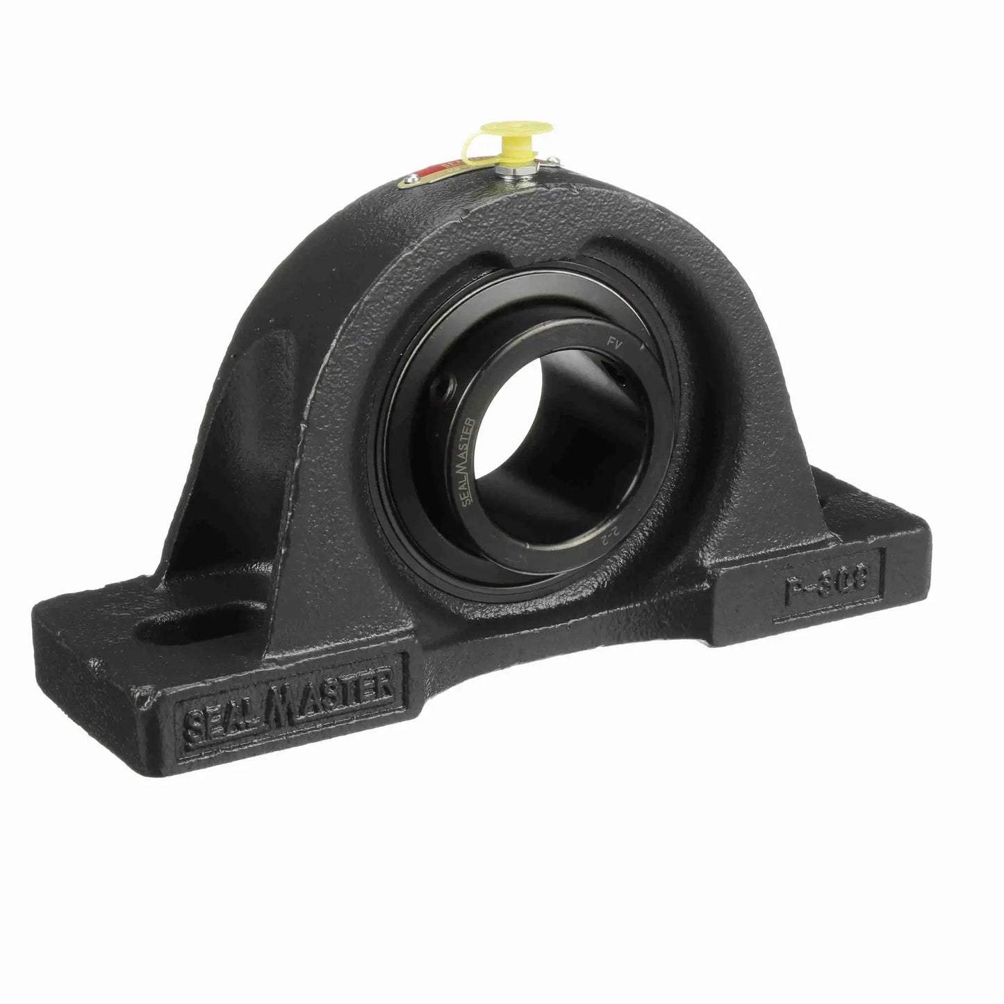 Beefy Cast Iron Two Bolt Pillow Block Bearing For Industrial Mounts With Setscrew Lock Sealmaster MP 32 Mounted Unit Black Oxide Finish