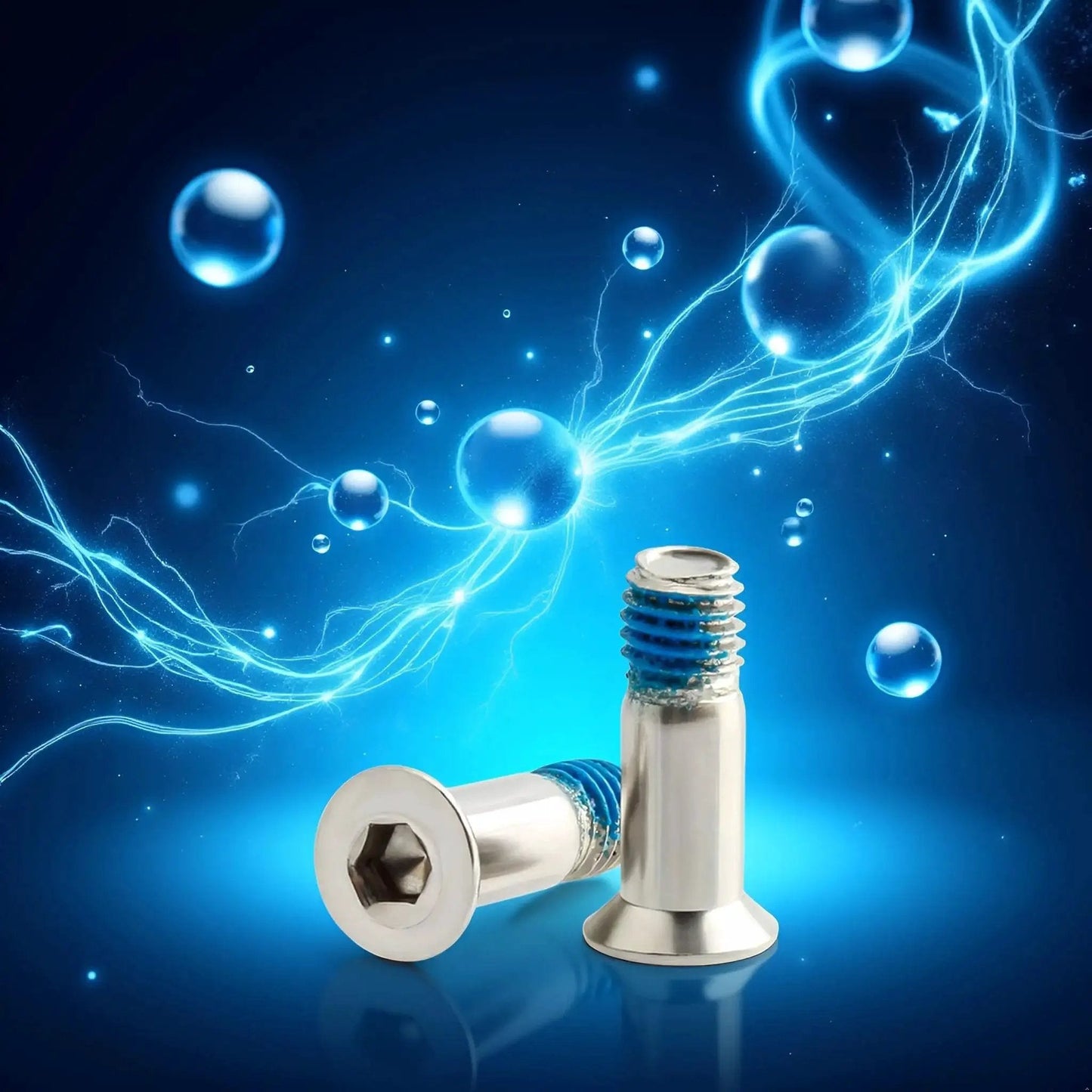 2 Pack Silver Rear Derailleur Pulley Bolts Anti Loosening Screws For Road Bike Derailleurs Replacement Fasteners