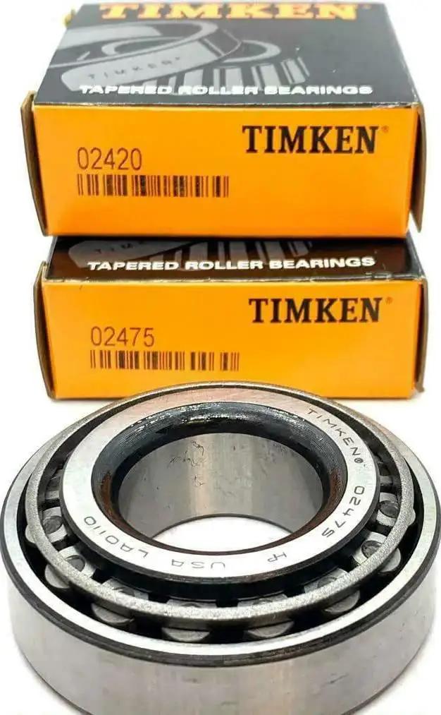 Single Row Tapered Roller Bearing 02475 02420 with boxes, 1.25 inch bore, 2.6875 inch outer diameter, 0.875 inch width