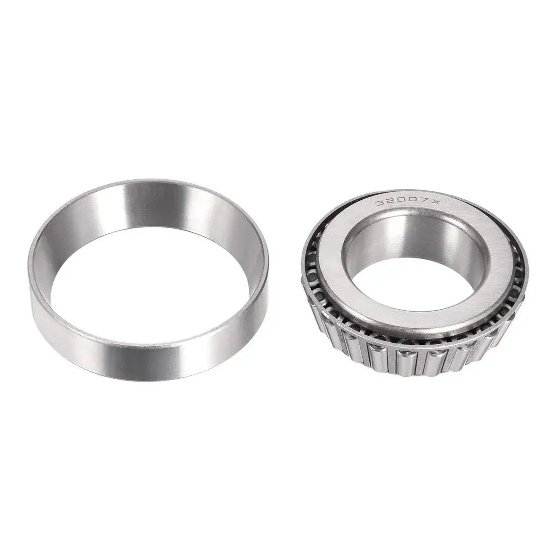Tapered Roller Bearing Cone and Cup Set 32007X 35mm Bore 62mm Outer Diameter 18mm Width Single Row, front view