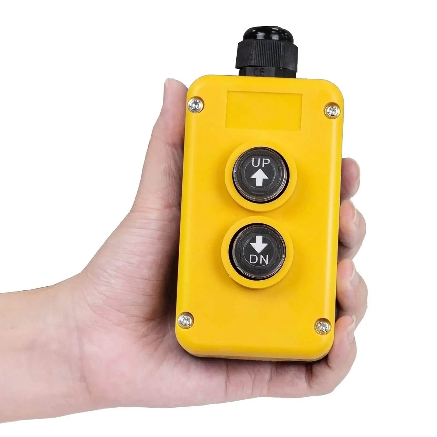 4 Wire Dump Trailer Remote Control Switch For 12V DC Hydraulic Pump Lift Winch And Dump Bed No Fuss Install held in hand