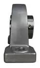 Side view of 1-1/2 Inch Stainless Steel Pillow Block Bearing With Wide Inner Ring And Two Set Screws, Stainless Housing With Grease Zerk