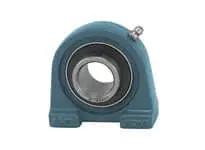 Single pillow block bearing UCTB204-12 3/4 in wide inner ring set screw tapped base ball bearing with cast iron TB204 housing