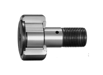 CF4BR Single Metric Cam Follower Caged High Carbon Steel Crowned Outer Ring Shielded Hex Head Threaded Stud M4x0.7 12 mm Roller