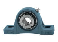 1 Wide Adapter Pillow Block with Sleeve Locking Bushing UKP206 HE2306 - Normal duty mounted shaft support for sealed ball bearing applications and linear slide units