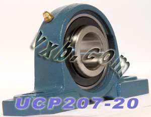 1 1/4 Bearing UCP-207-20 + Pillow Block Cast Housing Mounted Bearing