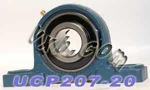 1 1/4 Bearing UCP-207-20 + Pillow Block Cast Housing Mounted Bearing