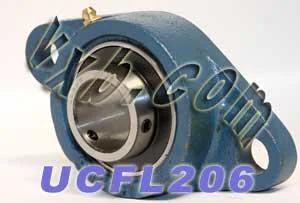 1 1/4" Bearing UCFL206-20 - 2-Bolt Flanged Cast Housing Mounted Bearing
