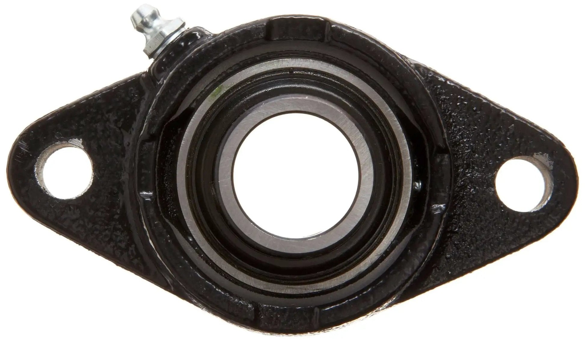 Front view of One Seven Sixteenth Inch Flange Block Ball Bearing FX3S223E Heavy Duty Cast Iron Housing by Rexnord Link Belt