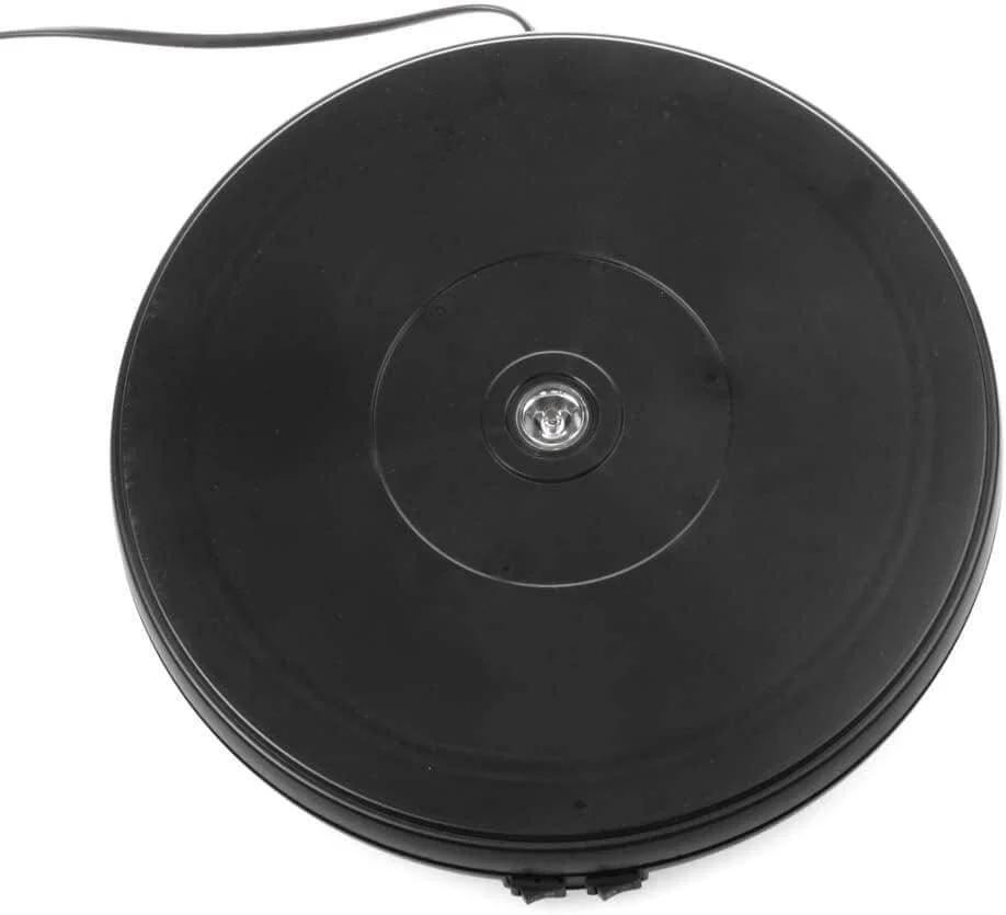 10" Electric Turntable Motorized Rotating Display Stand 20Lb max Loading Black