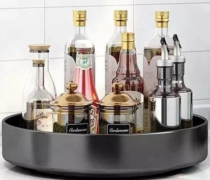 10" Stainless Steel Lazy Susan Turntable Organizer