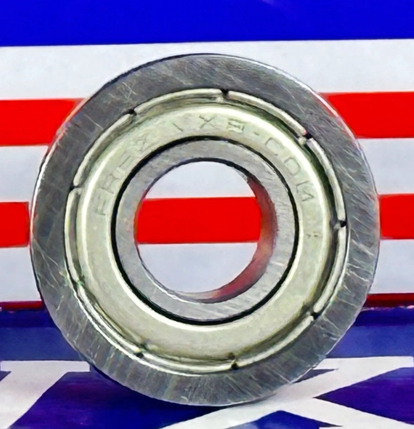 10-Pack Flanged Shielded Bearings FR6ZZ 3/8x7/8x9/32 inch Bearings
