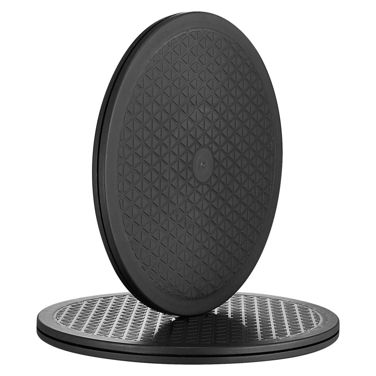 10 Inch Heavy Duty Rotating Swivel Stand 2 Pack Lazy Susan Turntable with Steel Ball Bearings Anti Slip Design for Cabinets Monitors TVs Potted Plants Speakers Spray Painting and Easy Access Storage