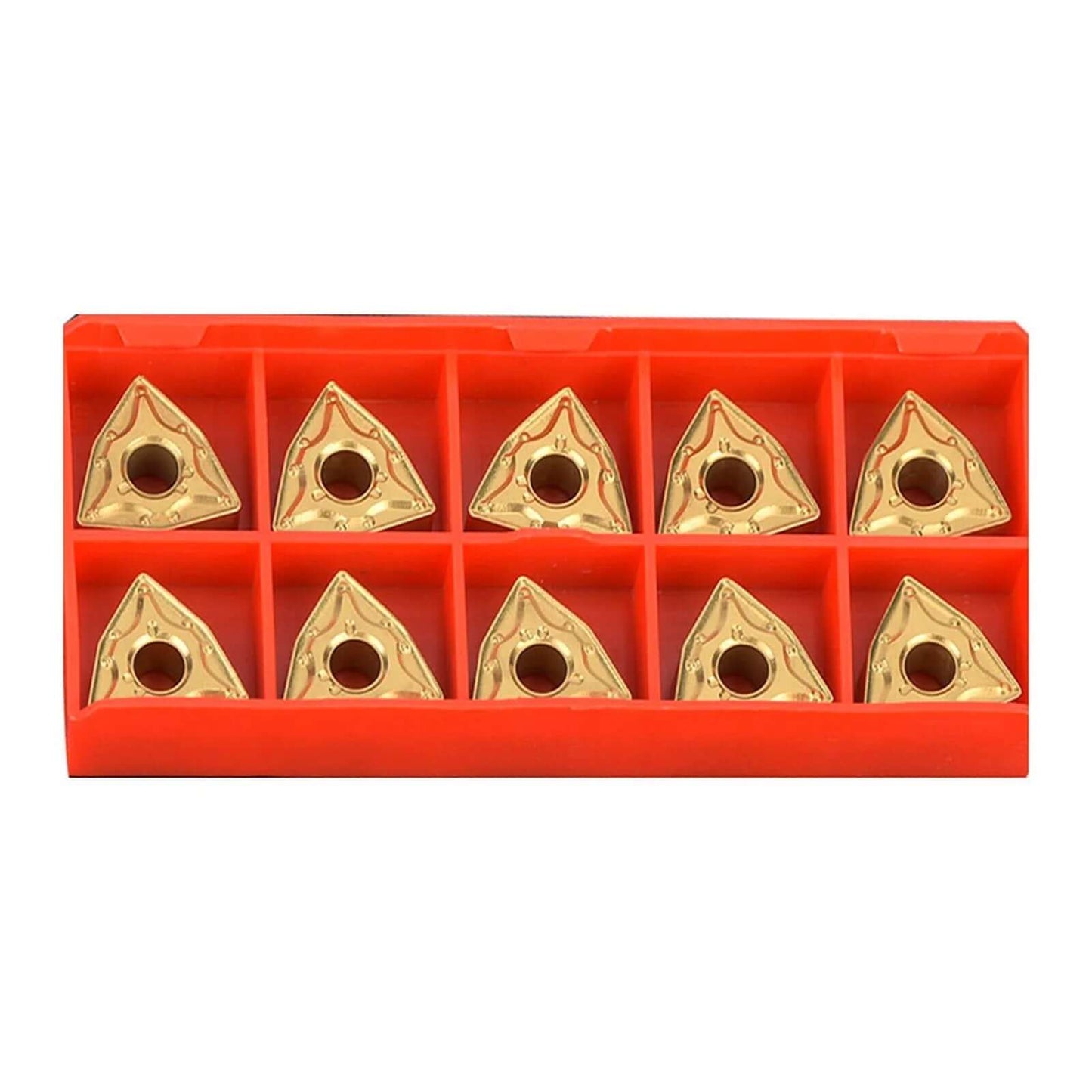10 Pack WNMG432 Carbide Inserts For CNC Lathe Turning Tools Replacement In Tool Holders Beefy, Heavy Duty Coated Inserts For Long Tool Life And Precise, Smooth Machining