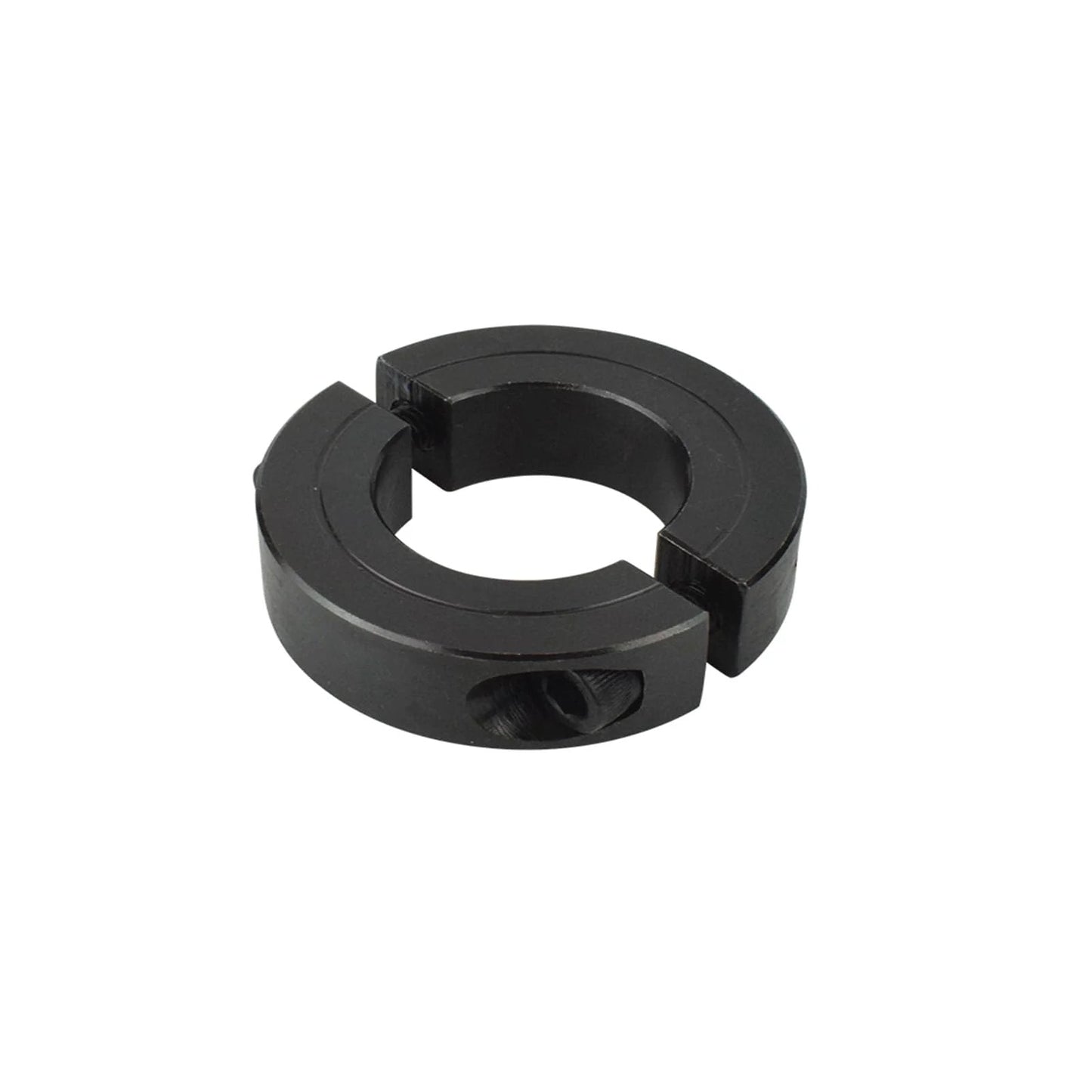 Front view of (4-Pack) Shaft Collar 1" Bore, 1045 Steel Double Split Clamp-On Shaft Collars Style, 1-3/4" OD, 1/2" Thickness