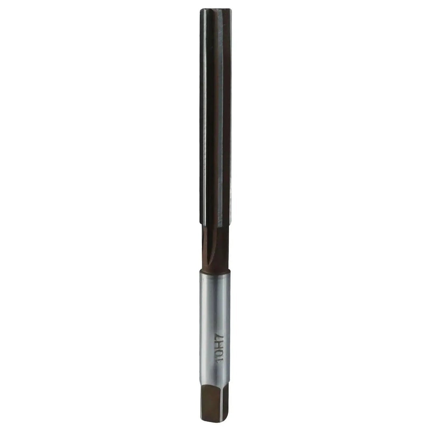 10Mm H7 Hand Reamer Tool With Six Straight Flutes For Precision Hole Finishing In Metal And Woodworking Projects Pro Grade Quality For Pin And Bearing Fittings And Tight Tolerance Machining In Workshops And Home Shops Aracombie, front view