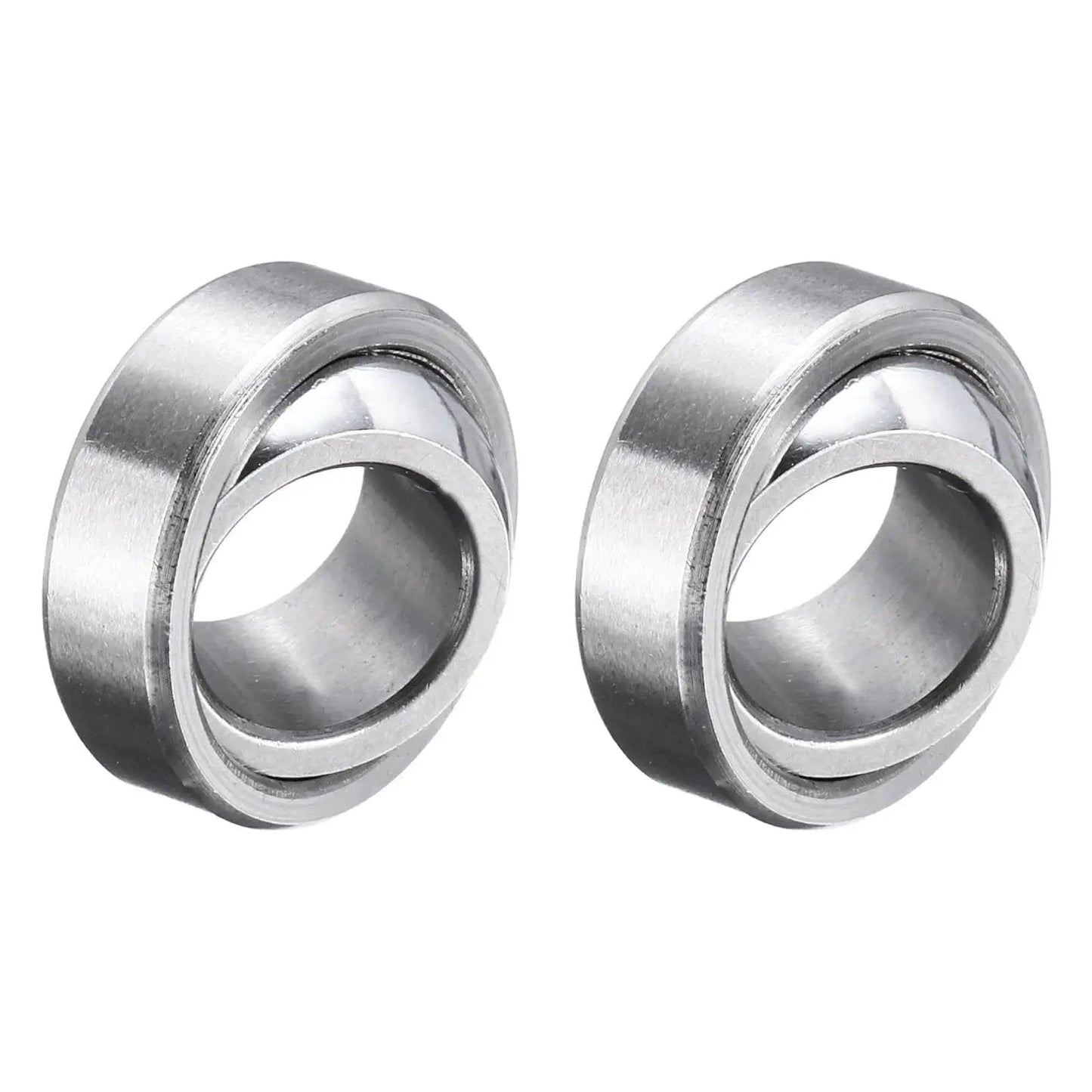Compact 10x19x6mm spherical bearing pair pre-lubed for low noise ABEC 3 precision, GCr15 steel, smooth motion in assemblies