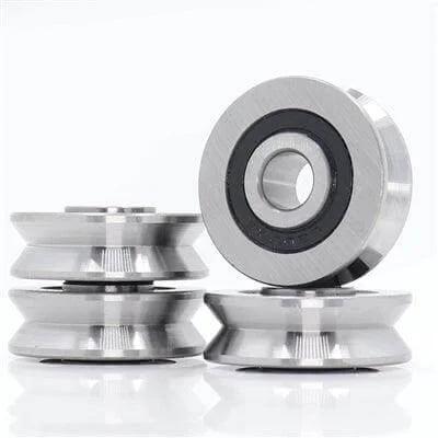 10x37x12x14mm V Groove Track Roller Bearing 8mm Wide
