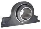 Built Tough Two Bolt Pillow Block Bearing 2-15 Sixteenths Inch Type E with double taper roller bearings in gray iron housing