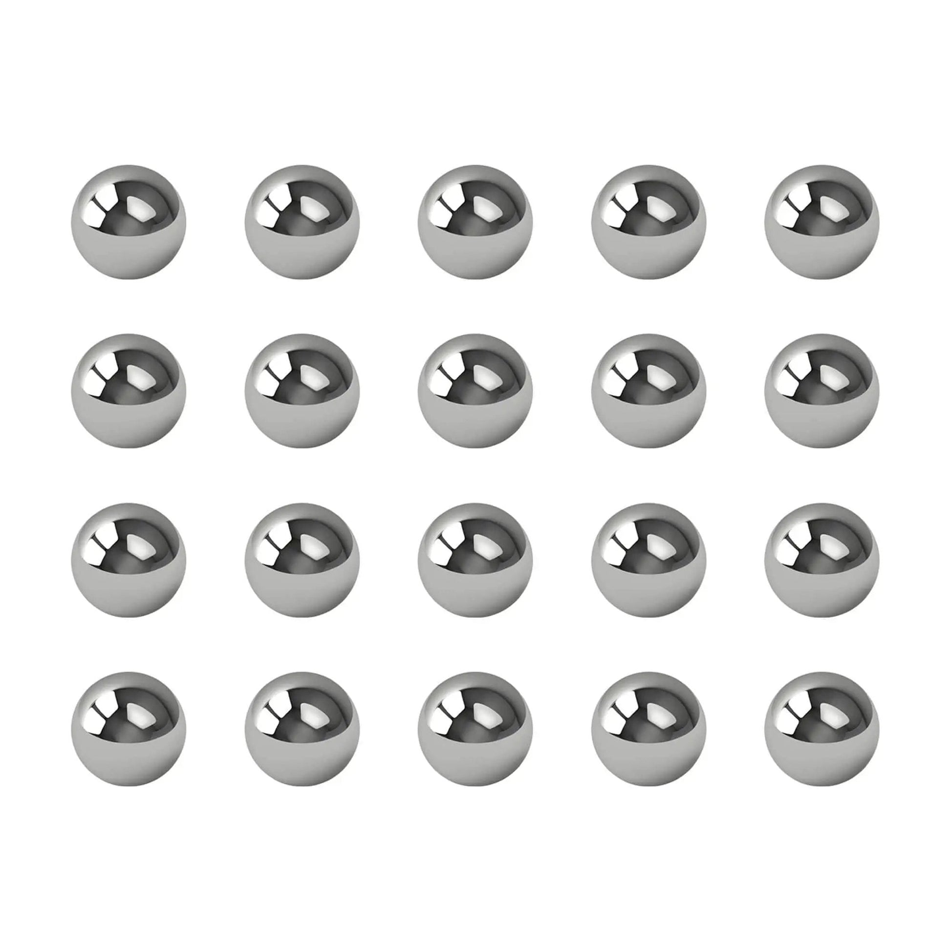 11 Mm 0.43 Inch 304 Stainless Steel Bearing Balls 20 Pcs Solid Precision Balls For Bearings And Machinery G100 Quality By FOCMKEAS