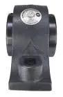Front view of Heavy Duty Two Bolt Pillow Block Bearing Type E 2 3 16 Inch With Double Taper Roller Bearings 19321203