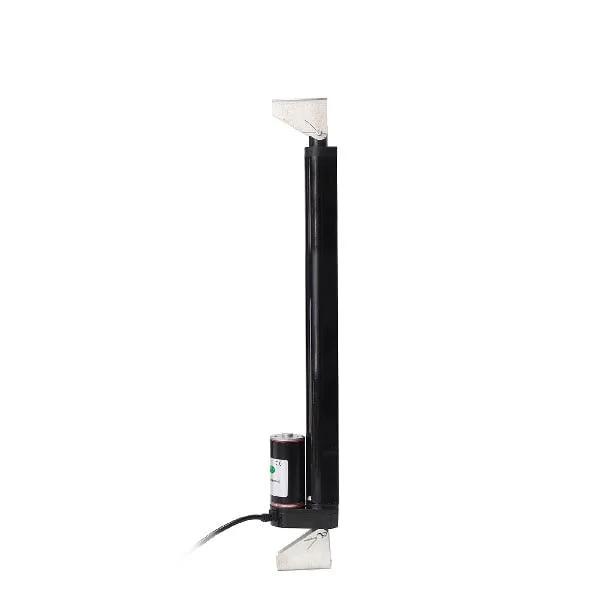 12 Inch Stroke 225 lbs DC 12 Volt Black Linear Actuator - mounting brackets