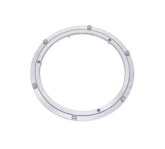 12 Inch Aluminum Heavy Duty Lazy Susan Turntable Bearing, Round Swivel Plate Hardware for Dining Tables, Smooth Rotating Base with Non Skid Feet, Strong Load Capacity, Durable Aluminum Alloy Design