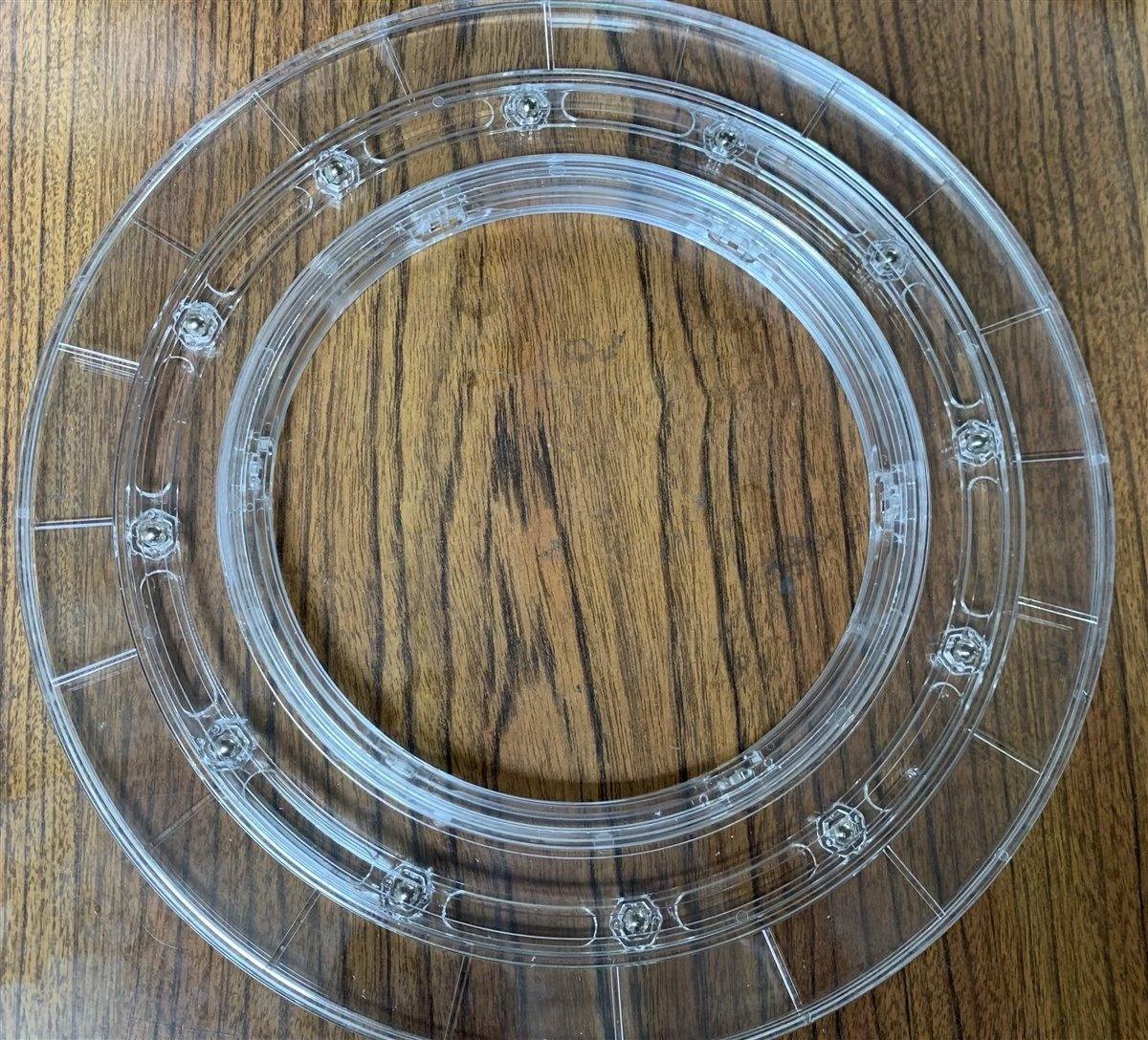 12" Dia. Acrylic Lazy Susan Turntable AS5 Bearing