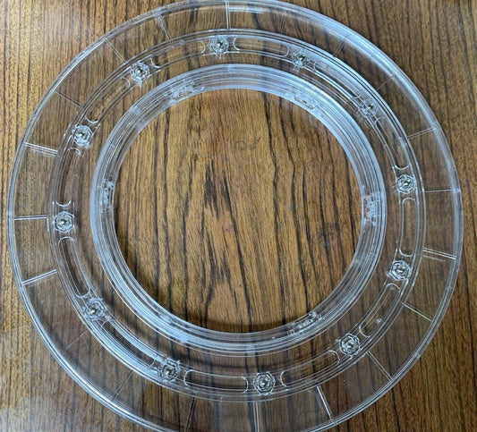 12" Dia. Acrylic Lazy Susan Turntable AS5 Bearing