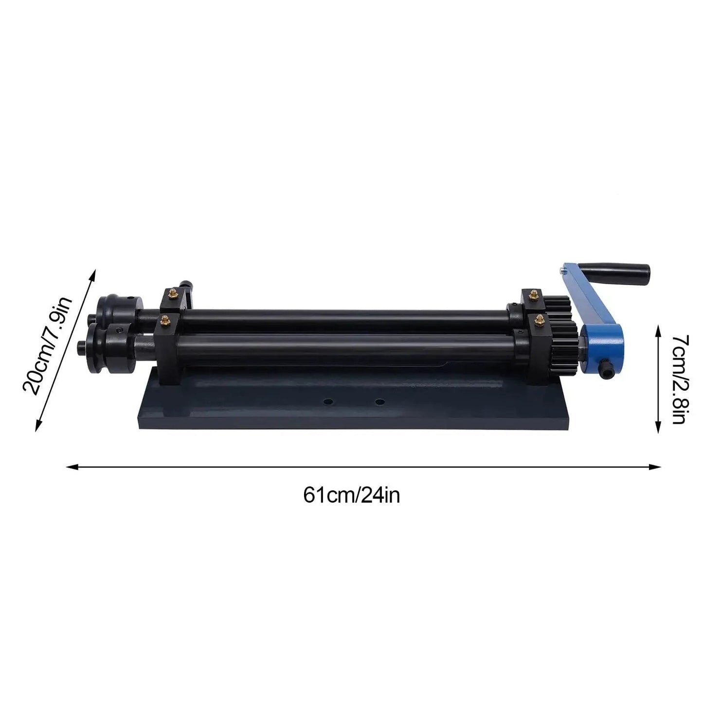 12 Inch Gear Drive Bead Roller Machine With Bench Mount manual bending tool, 6 Dies Kit for vehicle floor pans and sheet metal projects
