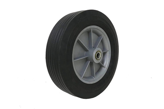 Shepherd Hardware 9654 12 Inch x 2-5/8 Inch Hand Truck Replacement Wheel with Solid Cushioned Rubber Tire and Polypropylene Hub