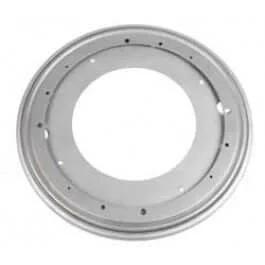 25 Pack 12 Inch Lazy Susan Round Turntable Bearings, Heavy Duty Steel Swivel Plates with 5/16 Profile, Smooth Revolving Action