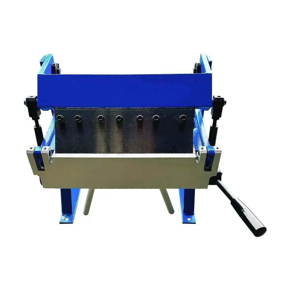 12 Inch Box Pan Brake For 20 Gauge Metal Fabrication Bending with five removable fingers, compact bench top design front view
