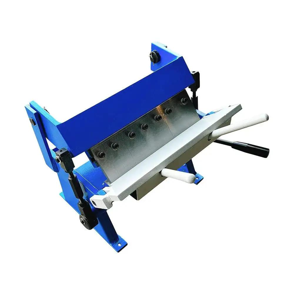 12 Inch Box Pan Brake For 20 Gauge Metal Fabrication Bending With Five Hardened Removable Fingers and Nine Inch Working Height