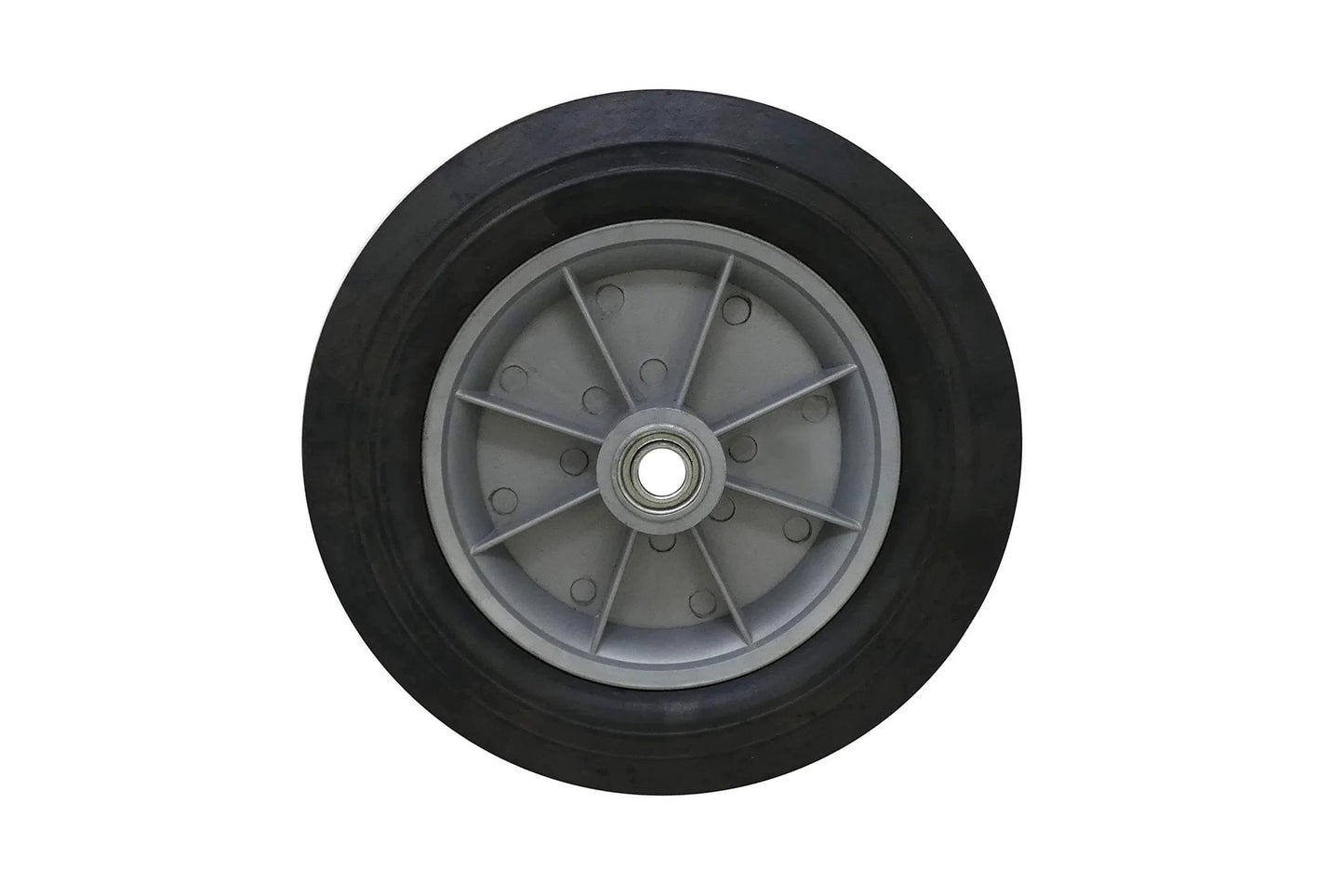Shepherd Hardware 9654 12 Inch x 2-5/8 Inch Hand Truck Replacement Wheel with Solid Cushioned Rubber Tire