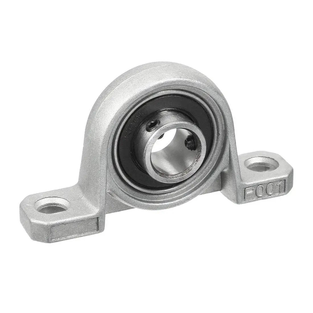 12mm Bore Zinc Alloy Inner Ball Mounted Pillow Block Bearing Self Aligning Flange Block For Machinery Durable Rust Proof
