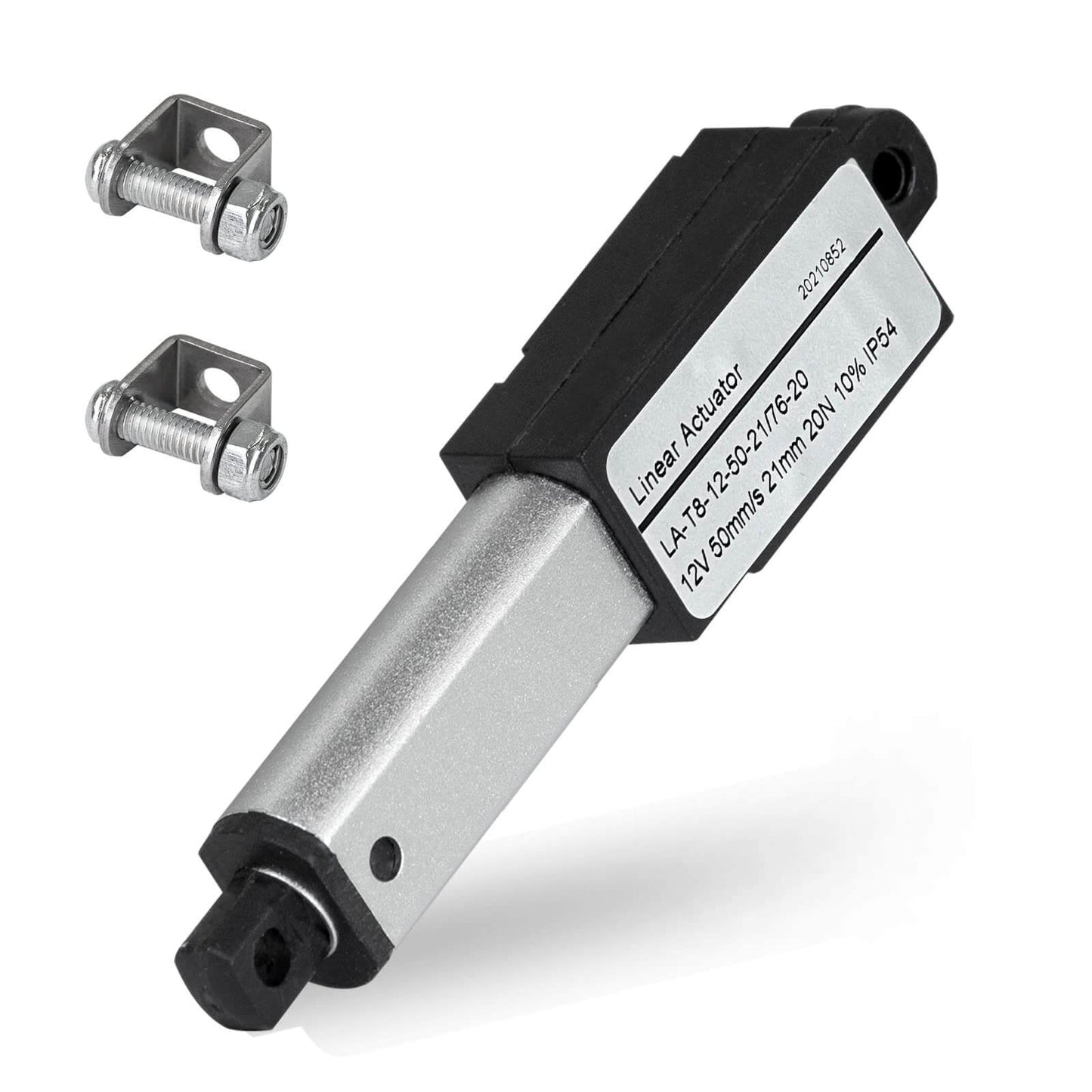 12V Mini Linear Actuator With 0.8 Inch Stroke And 4.5 Lbs Load High Speed 1.97 Inches Per Second Ideal For Robotics Home Automation Cabinets And Smart Range Hoods