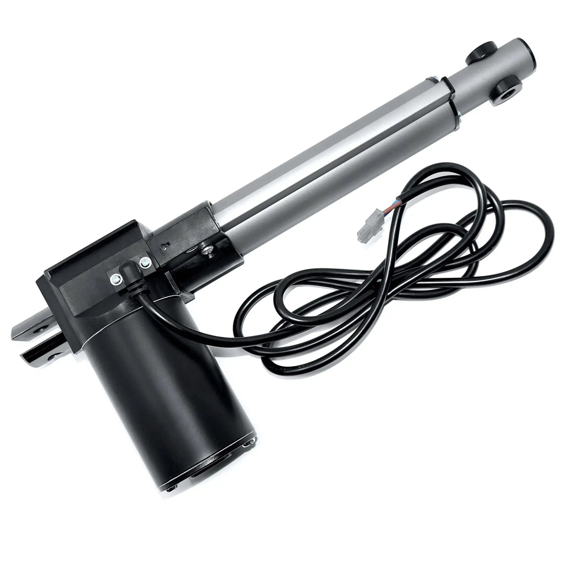 12 Inch Stroke 600 Lb 12V Linear Actuator With Low Current DC Motor For Automotive Medical And Robotics PA-03-12-600 By Progressive Automations, front view
