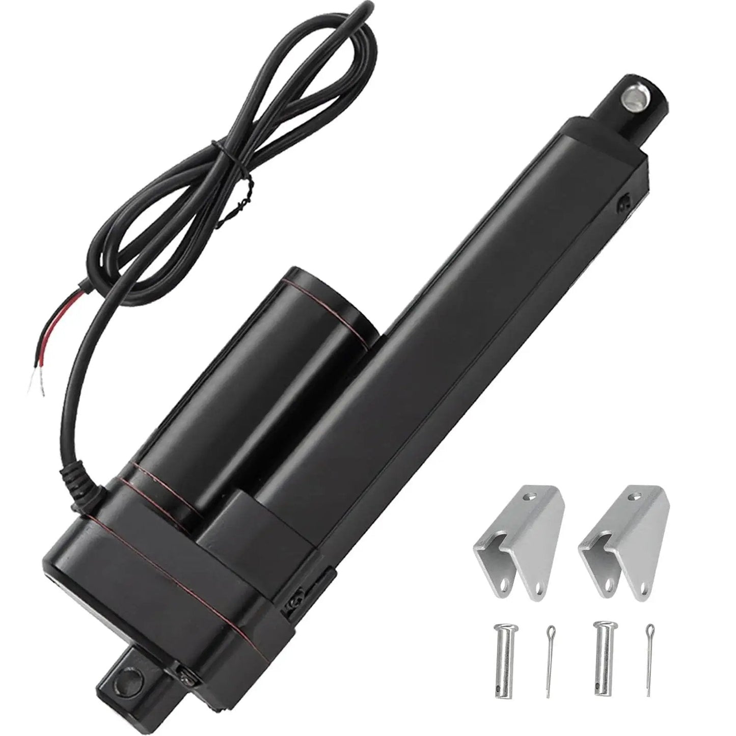 Heavy Duty 12V 4 Inch Stroke Linear Actuator With 440 LBS Load Capacity IP65 Waterproof And High Strength Build with mounting brackets