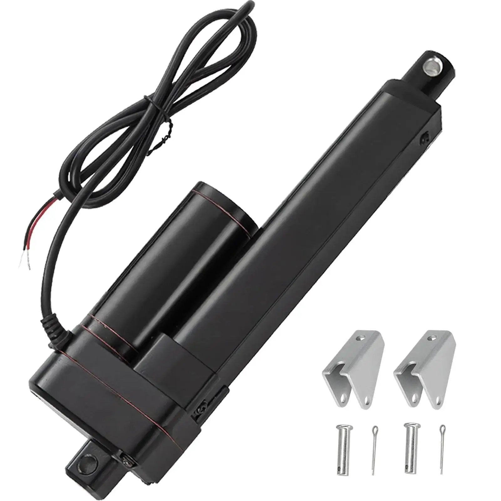 Heavy Duty 12V 4 Inch Stroke Linear Actuator With 440 LBS Load Capacity IP65 Waterproof And High Strength Build with mounting brackets