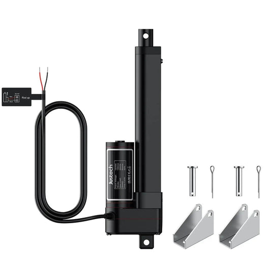 Heavy Duty 12V Linear Actuator 660 LBS 3000 N With 6 Inch Stroke and mounting brackets